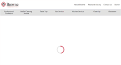 Desktop Screenshot of brownefoodservice.com